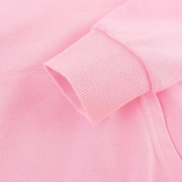 NWT New Spring & Gege Pink Soft Knit Pullover Hoodie Sweatshirt Youth Size Large - Picture 3 of 5